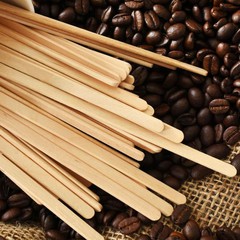 কাঠের কফি stirrers